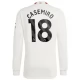 Günstige Fußballtrikots Manchester United Casemiro 18 Ausweichtrikot 2023-2024 - L/S