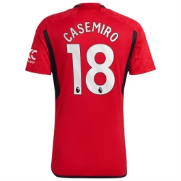 Günstige Fußballtrikots Manchester United Casemiro 18 Heimtrikot 2023-2024
