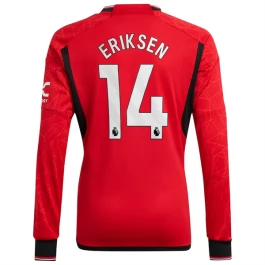Günstige Fußballtrikots Manchester United Eriksen 14 Heimtrikot 2023-2024 - L/S