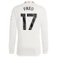Günstige Fußballtrikots Manchester United Fred 17 Ausweichtrikot 2023-2024 - L/S