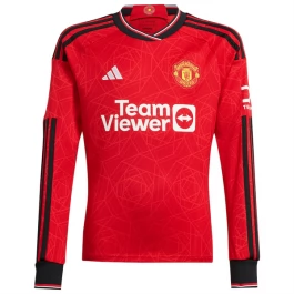 Günstige Fußballtrikots Manchester United Heimtrikot 2023-2024 - L/S