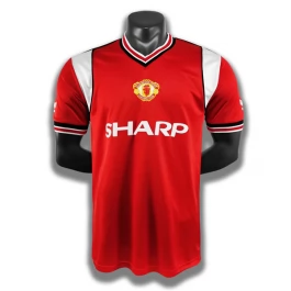 Günstige Fußballtrikots Manchester United Heimtrikot Retro 1985-1986 Günstige Fußballtrikots Manchester United Heimtrikot Retro 1985-1986