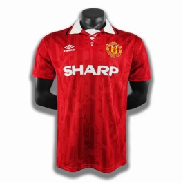 Günstige Fußballtrikots Manchester United Heimtrikot Retro 1992-1994