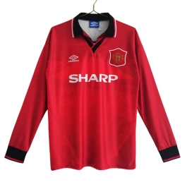 Günstige Fußballtrikots Manchester United Heimtrikot Retro 1994-1996 - L/S Günstige Fußballtrikots Manchester United Heimtrikot Retro 1994-1996 - L/S