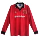 Günstige Fußballtrikots Manchester United Heimtrikot Retro 1994-1996 - L/S
