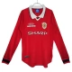 Günstige Fußballtrikots Manchester United Heimtrikot Retro 1999-2000 - L/S