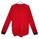 Günstige Fußballtrikots Manchester United Heimtrikot Retro 1999-2000 - L/S