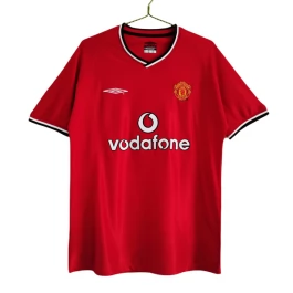 Günstige Fußballtrikots Manchester United Heimtrikot Retro 2000-2002