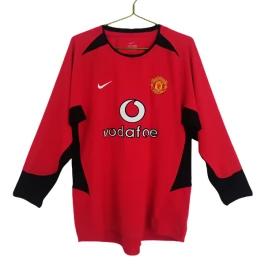 Günstige Fußballtrikots Manchester United Heimtrikot Retro 2002-2004 - L/S Günstige Fußballtrikots Manchester United Heimtrikot Retro 2002-2004 - L/S
