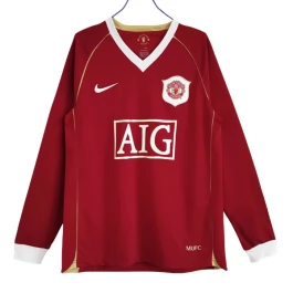 Günstige Fußballtrikots Manchester United Heimtrikot Retro 2006-2007 - L/S Günstige Fußballtrikots Manchester United Heimtrikot Retro 2006-2007 - L/S