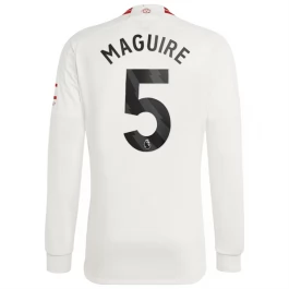 Günstige Fußballtrikots Manchester United Maguire 5 Ausweichtrikot 2023-2024 - L/S
