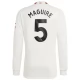 Günstige Fußballtrikots Manchester United Maguire 5 Ausweichtrikot 2023-2024 - L/S