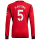 Günstige Fußballtrikots Manchester United Maguire 5 Heimtrikot 2023-2024 - L/S
