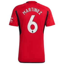 Günstige Fußballtrikots Manchester United Martinez 6 Heimtrikot 2023-2024 Günstige Fußballtrikots Manchester United Martinez 6 Heimtrikot 2023-2024