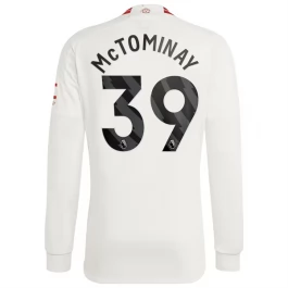 Günstige Fußballtrikots Manchester United McTominay 39 Ausweichtrikot 2023-2024 - L/S