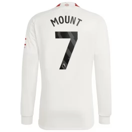 Günstige Fußballtrikots Manchester United Mount 7 Ausweichtrikot 2023-2024 - L/S