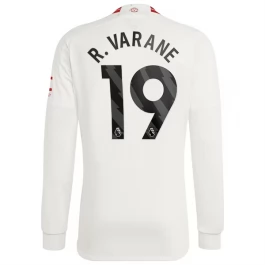 Günstige Fußballtrikots Manchester United R. Varane 19 Ausweichtrikot 2023-2024 - L/S