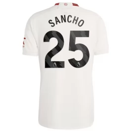 Günstige Fußballtrikots Manchester United Sancho 25 Ausweichtrikot 2023-2024