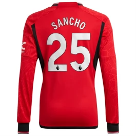 Günstige Fußballtrikots Manchester United Sancho 25 Heimtrikot 2023-2024 - L/S Günstige Fußballtrikots Manchester United Sancho 25 Heimtrikot 2023-2024 - L/S