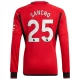 Günstige Fußballtrikots Manchester United Sancho 25 Heimtrikot 2023-2024 - L/S