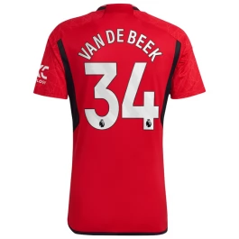 Günstige Fußballtrikots Manchester United Van De Beek 34 Heimtrikot 2023-2024 Günstige Fußballtrikots Manchester United Van De Beek 34 Heimtrikot 2023-2024