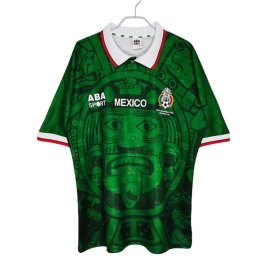 Günstige Fußballtrikots Mexiko Heimtrikot Retro 1998