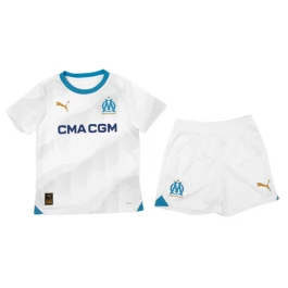 Günstige Fußballtrikots Olympique de Marseille Heimtrikot Kinder 2023-2024