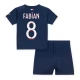 Günstige Fußballtrikots Paris Saint Germain PSG Fabian 8 Heimtrikot Kinder 2023-2024