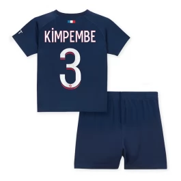 Günstige Fußballtrikots Paris Saint Germain PSG Kimpembe 3 Heimtrikot Kinder 2023-2024