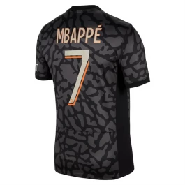Günstige Fußballtrikots Paris Saint Germain PSG Mbappé 7 Ausweichtrikot 2023-2024