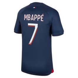 Günstige Fußballtrikots Paris Saint Germain PSG Mbappé 7 Heimtrikot 2023-2024