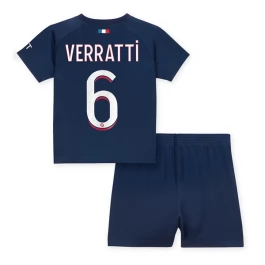 Günstige Fußballtrikots Paris Saint Germain PSG Verratti 6 Heimtrikot Kinder 2023-2024 Günstige Fußballtrikots Paris Saint Germain PSG Verratti 6 Heimtrikot Kinder 2023-2024