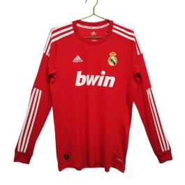 Günstige Fußballtrikots Real Madrid Ausweichtrikot Retro 2011-2012 - L/S
