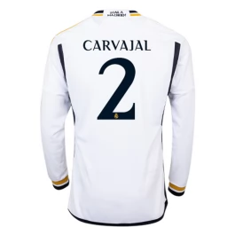 Günstige Fußballtrikots Real Madrid Carvajal 2 Heimtrikot 2023-2024 - L/S
