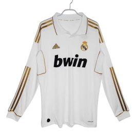 Günstige Fußballtrikots Real Madrid Heimtrikot Retro 2011-2012 - L/S Günstige Fußballtrikots Real Madrid Heimtrikot Retro 2011-2012 - L/S