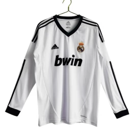 Günstige Fußballtrikots Real Madrid Heimtrikot Retro 2012-2013 - L/S