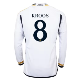 Günstige Fußballtrikots Real Madrid Kroos 8 Heimtrikot 2023-2024 - L/S