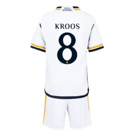 Günstige Fußballtrikots Real Madrid Kroos 8 Heimtrikot Kinder 2023-2024