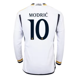 Günstige Fußballtrikots Real Madrid Modrić 10 Heimtrikot 2023-2024 - L/S