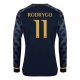 Günstige Fußballtrikots Real Madrid Rodrygo 11 Auswärtstrikot 2023-2024 - L/S Günstige Fußballtrikots Real Madrid Rodrygo 11 Auswärtstrikot 2023-2024 - L/S