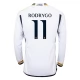 Günstige Fußballtrikots Real Madrid Rodrygo 11 Heimtrikot 2023-2024 - L/S