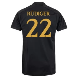 Günstige Fußballtrikots Real Madrid Rudiger 22 Ausweichtrikot 2023-2024