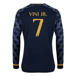 Günstige Fußballtrikots Real Madrid Vini Jr. 7 Auswärtstrikot 2023-2024 - L/S