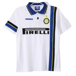 Inter Mailand Auswärtstrikot Retro 1997-1998 Günstige Fußballtrikots