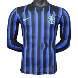Inter Mailand Heimtrikot 2025-2026 L/S Günstige Fußballtrikots