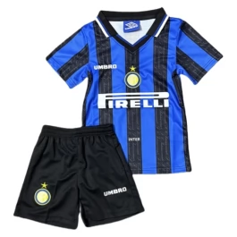 Inter Mailand Heimtrikot Kinder Retro 1997-1998 Günstige Fußballtrikots
