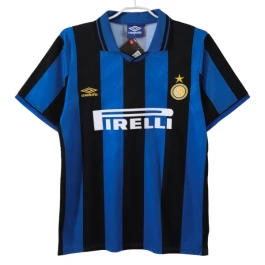 Inter Mailand Heimtrikot Retro 1995-1996 Günstige Fußballtrikots