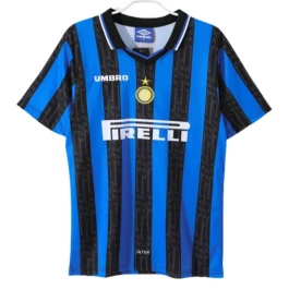 Inter Mailand Heimtrikot Retro 1997-1998 Günstige Fußballtrikots