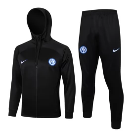Inter Mailand Trainingsjackenanzüge 2024-25 - Hoodie Schwarz