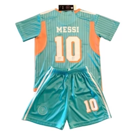 Inter Miami CF Messi 10 Ausweichtrikot Kinder 2024-2025 Günstige Fußballtrikots